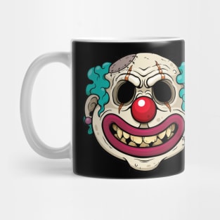 Scary Clown - Zombie Halloween Cartoon Art Mug